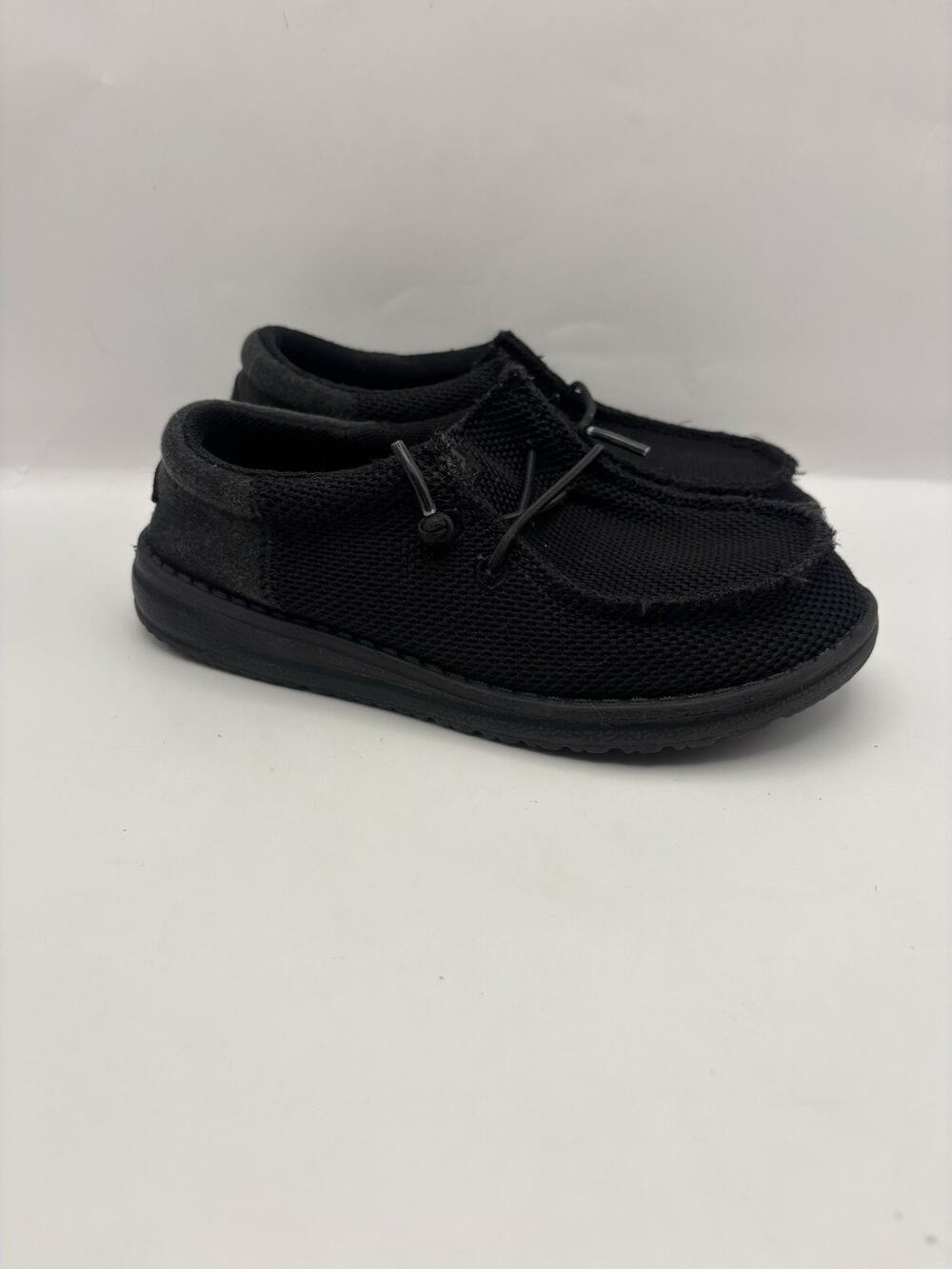 Hey Dude Wally Funk Mono Black Slip On Shoes Kids Size 12 C